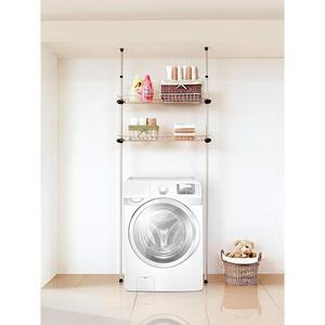 [RG5OO199]PS로빙 수납식 철바구니 선반2개 행거 602