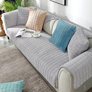 겨울 3인용쇼파패드 4인용쇼파커버 극세사 퀼팅 보온