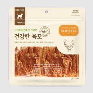 굿데이 건강한육포 건조 닭가슴살 육포 300g