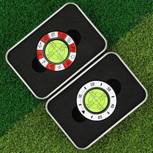 더룩 플레이 라인 볼마커 수평계 퍼터 에이밍 볼라이너 골프용품 수평 골프마커