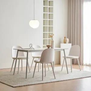 장인가구 벨노아 포세린 세라믹 식탁 사각 테이블 1200