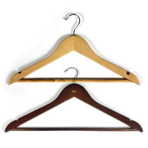 프리미엄 원목 옷걸이 우드 나무 호텔 가정용 옷걸이 소