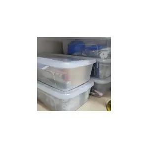 아이리스 코리아 투명 리빙박스 플라스틱 소형 수납 장난감 정리함 박스 7L 8SET