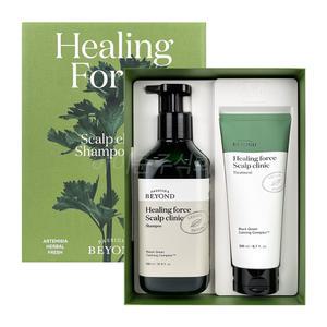 비욘드 힐링포스 스캘프 클리닉 샴푸 650ml 기획세트 대용량 센트에디션 트리트먼트 선물세트 샴푸세트