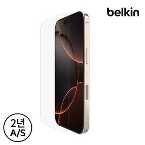 [벨킨] 아이폰16프로 인비지 강화유리 필름 OVA173fq 셀프부착 트레이 증정