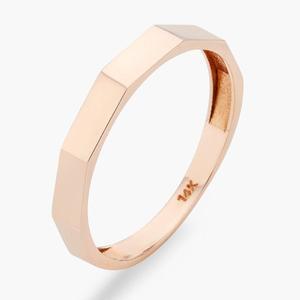 [까사골드] 14K 솔리드 스퀘어 반지