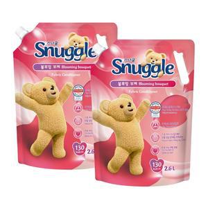 스너글 초고농축 오리지널 섬유유연제 블루밍부케 2.6L 2개