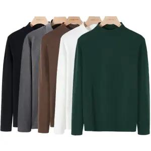 겨울 남성기모티셔츠 반폴라티 반목폴라 긴팔티셔츠 반목티 OFS-DMMSV2