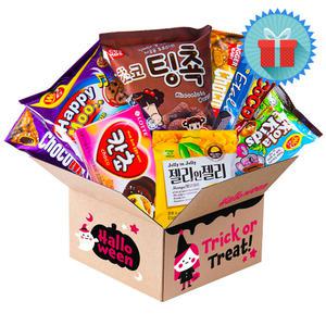 할로윈 마녀 카톤과자 선물박스 1호 종합과자선물세트 단체 행사 간식꾸러미