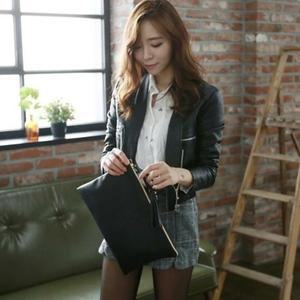 [라일리] Rly 가죽태슬클러치 부드러운가죽 레트로 클러치 수술백