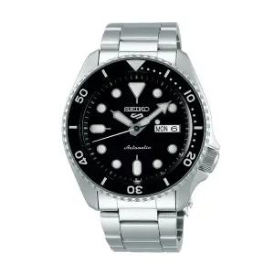 남성 남자 블랙 실버 오토매틱 메탈시계 SRPD55K1