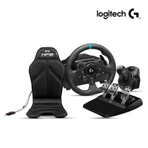 [Logitech]로지텍코리아 G923 트루포스 레이싱휠, 쉬프터 패키지,NLR HF8 진동시스템 패키지(PS5/PS4/PC)