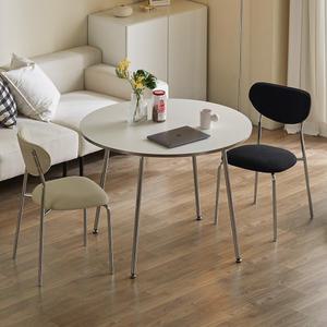 파로마 노블 원형 테이블 1000 모리스C 의자 세트(테이블+의자2)