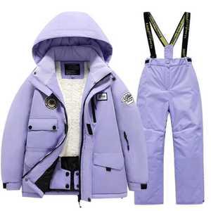 어린이 예쁜스키복 스키복바지 따뜻한패딩 방수 잠바