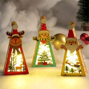 크리스마스 무드등 만들기 겨울 성탄절 트리 오너먼트 장식 꾸미기 미술 놀이 재료 우드 공예 diy 키트 초등 중등 돌봄 늘봄 방과후 수업 교구 복지관 어르신 행사