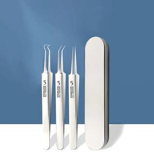 인그로운헤어 제거 핀셋 속눈썹 뽑기 트위저 집게 왁싱 털 쪽집게 헤어 피지 정밀 족집게