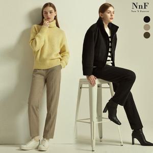 NNF FW 여성 기모 헤링본 밴딩 팬츠 3종 SET