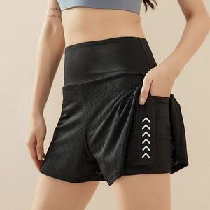 [BZJKU05Y_4B]여성 스커트형 쿨링 요가 반바지 1P 팬츠