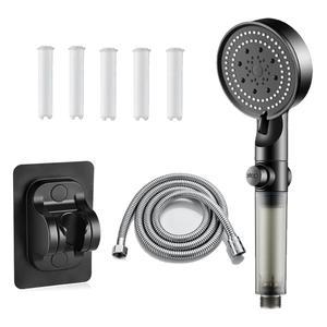 원터치 레인샤워기 절수 수압상승 필터1년치 헤드교체 2m호스세트 브라켓 온오프 분사모드 변경