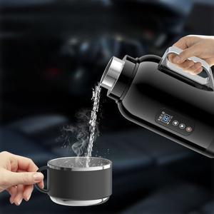국산차량용전기포트 화물차 커피 트럭 온수 12V 자동차 충전식 조절 수프 차 전기 온도