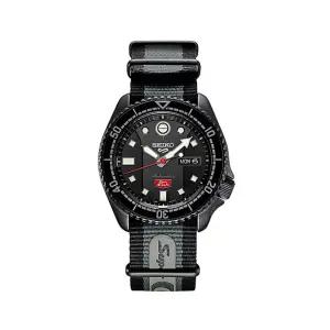 5 혼다 슈퍼커브 리미티드 에디션 블랙 다이얼 나토밴드 남성시계 SRPJ75K1