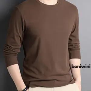 Bnwn 기모무지티 검정 회색 남자겨울티 정장이너긴팔 빅사이즈 105 110