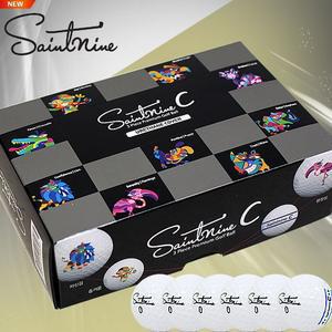 세인트나인 C 우레탄 골프공 3피스 6구 화이트