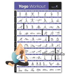 [BZI13LKN_51]요가 자세모음표 안내도 포스터 기구