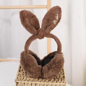 털귀마개(브라운) 겨울 토끼