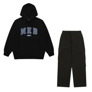 [소이][봄]에어쿠션 후드 카고 와이드 상하세트 25S0705_0706_OD