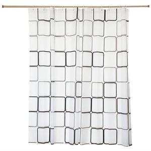 [BZI2LM19_51CW]물튀김방지 방수 투명욕실커튼 사각 샤워커
