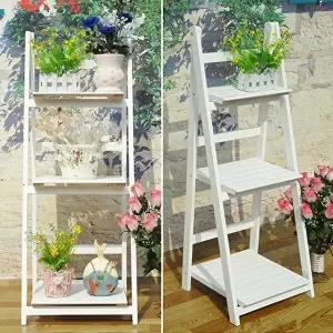 [미아트]미래퍼니처 인디라 원목 3단 사다리선반