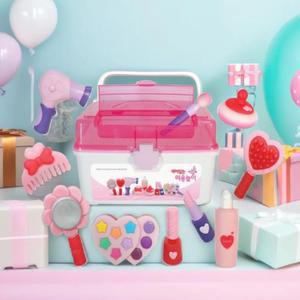소프트 미용놀이 세트 미용실 꾸미기 화장 소꿉 역할 놀이 모형 장난감 여아 어린이