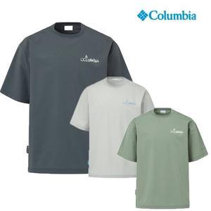 [컬럼비아](대구신세계) 남성 신축성 좋은 우븐 소재 라운드 냉감 쿨 티셔츠 YM6433 (정가:89,000원)