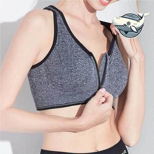 [기타]여성 요가 브라탑 필라테스 앞지퍼 운동 상의 (WFH2RCW)