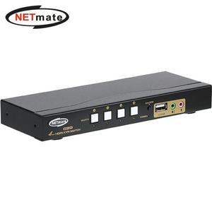 [JHQS7IKQ_4B]NETmate HDMI 4대1 PC KVM스위치(케이블포함)