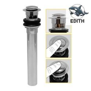 [기타]세면대 자동푸쉬 배수구멍 원터치 수조막힘 방지 (WFH377U)