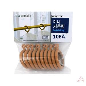 [JHQS70N5_4B]10EA 압축봉행거 오크 미니 C-6846 커튼링