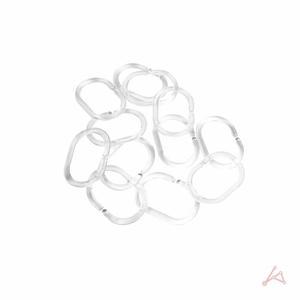 [JHQRNJJT_4B]커튼 링 화장실 12P 0202 샤워 샤워