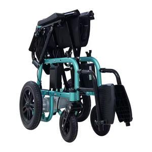 DA 저렴한 경량 접이식 전동 휠체어 휴대용 나드리 장애인 노인 의료용 휠체어
