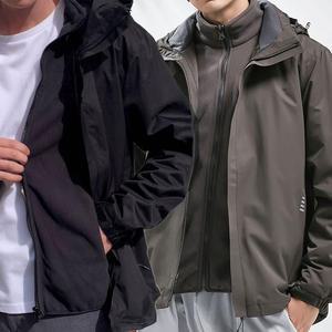 제이패커스 2in1 남자바람막이 러닝자켓 후리스