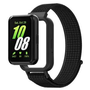 갤럭시 핏3 풀커버 일체형 스포츠 루프 스트랩 블랙