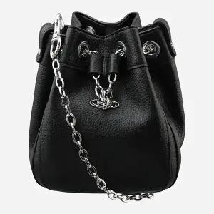 [비비안 웨스트우드]5S 4C030004W S000D N403 크리시 스몰 버킷백 블랙