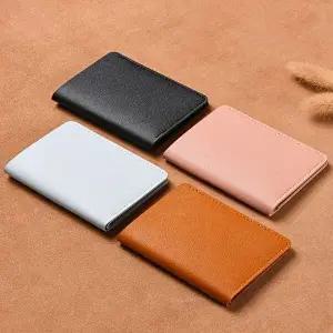 남녀공용 6컬러 깔끔 클래식 똑딱이 카드 지폐 반지갑-WFGOUW7
