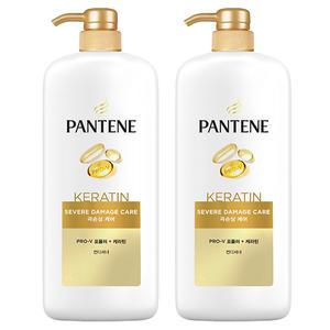 팬틴 케라틴 극손상케어 컨디셔너 1200mlX2개 대용량 린스