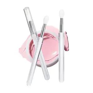 위생적인 실리콘 팁 립 네일 글리터 브러쉬 뚜껑포함-WFH32TP