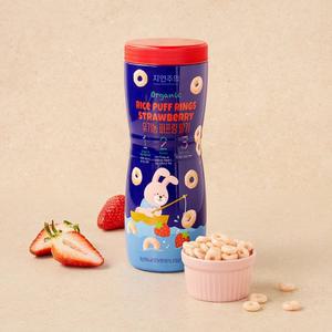 자연주의 유기농 퍼프링 딸기 50g