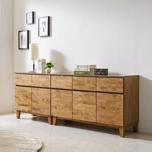 루나 LPM 2000 고무나무 수납형 높은 거실장세트