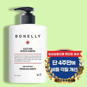 세소비 [4주만에 개선] 보넬리 지루성 두피 비듬 각질 약산성 샴푸, 500ml, 1개