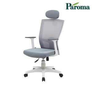 [파로마] 하임 알딘 화이트 학생 사무용 메쉬 컴퓨터 의자 이중럭킹 VEO0193